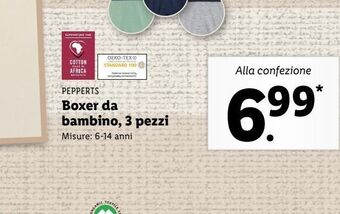 Boxer da bambino 3 pezzi