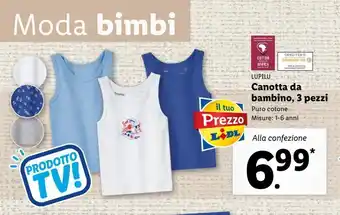 Canotta da bambino, 3 pezzi