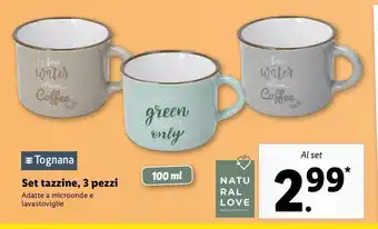 Set tazzine, 3 pezzi tognana