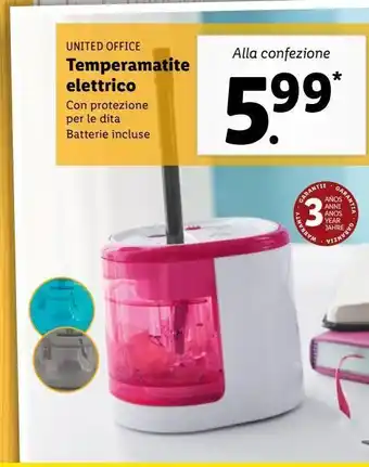 Temperamatite elettrico