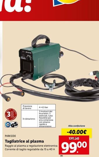 Tagliatrice al plasma