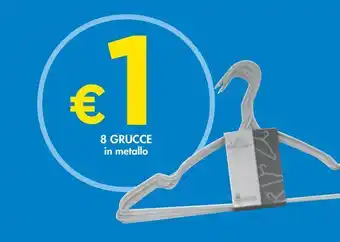 Bennet 8 grucce in metallo offerta