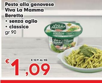 Pesto alla genovese viva la mamma beretta