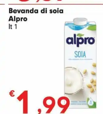Despar Bevanda di soia alpro offerta