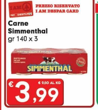 Despar Carne simmenthal offerta