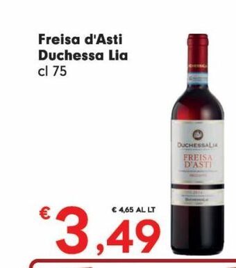 Despar Freisa d'asti duchessa lia offerta