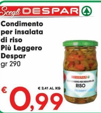Condimento per insalata di riso despar
