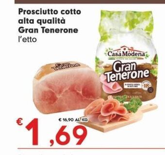Eurospar Prosciutto cotto alta qualita gran tenerone offerta