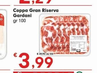 Eurospar Coppa gran riserva gardani offerta