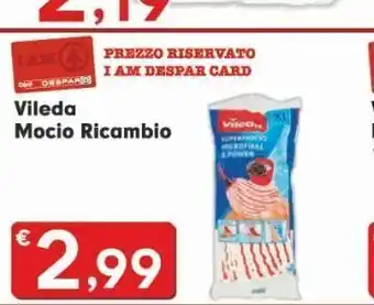 Eurospar Vileda mocio ricambio offerta