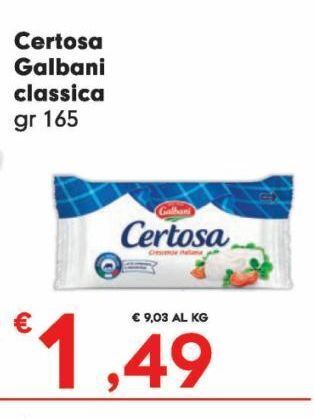 DeSpar Express Certosa galbani classica offerta