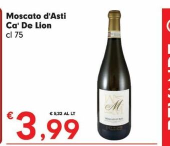 Moscato d'asti ca' de lion