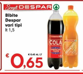 DeSpar Express Bibite despar offerta