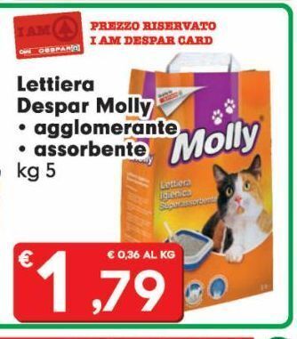 Lettiera despar molly