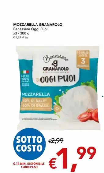 Migross Superstore Mozzarella granarolo offerta