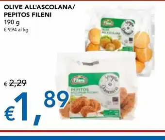 Migross Superstore Olive all'ascolana / pepitos fileni 190 g offerta