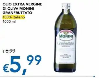 Migross Superstore Olio extra vergine di oliva monini granfruttato offerta