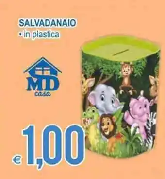 MD Discount MD casa Salvadanaio in plastica offerta