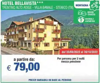MD Discount Hotel Bellavista Trentino Alto Adige Villa Banale Stenico offerta