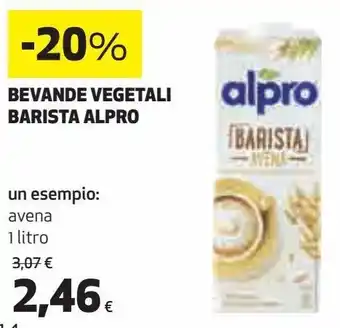 Ipercoop Bevanda vegetali barista alpro un esempiop: avena offerta