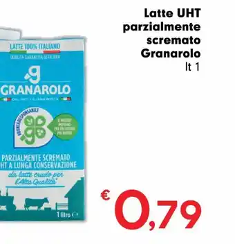 Despar Latte uht parzialmente scremato granarolo offerta