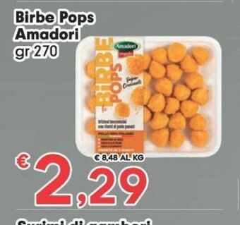 Despar Birbe pops amadori offerta