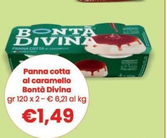 Despar Panna cotta al caramello bonta divina offerta