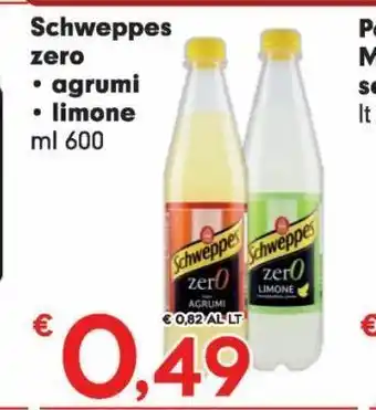 Despar Schweppes zero offerta