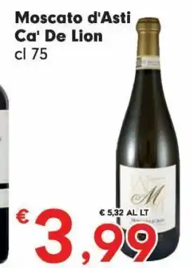 Moscato d'asti ca' de lion