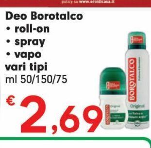 Despar Deo borotalco offerta