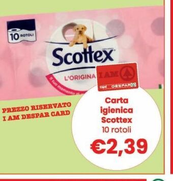 Despar Carta igienica scottex offerta