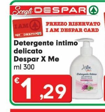 Despar Detergente intimo delicato despar x me offerta