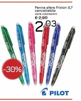 Max Factory Penna sfera frixion 0,7 cencellabile offerta