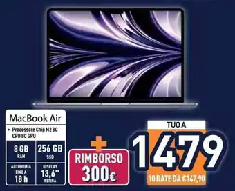 Unieuro MacBook Air offerta