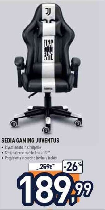Sedia Gaming Juventus