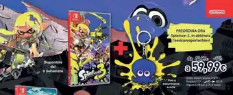 Unieuro Nintendo Switch Splatoon3 offerta