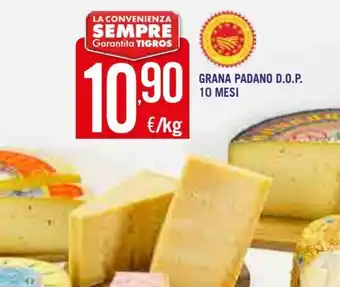 Tigros Grana Padano D.O.P. 10 Mesi offerta