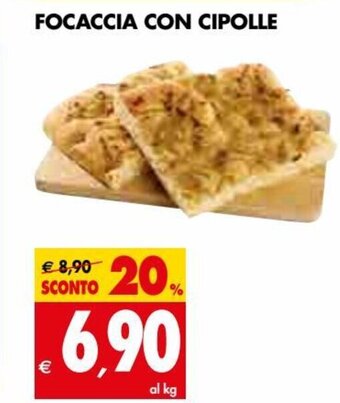 Tigros Focaccia Con Cipolle offerta
