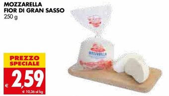Tigros Mozzarella Fior di Gran Sasso 250 g offerta