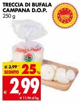 Treccia di Bufala Campana D.O.P. 250 g
