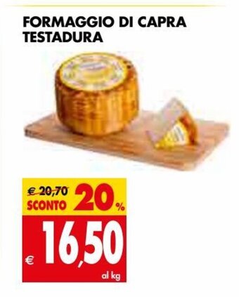 Tigros Formaggio di Capra Testadura offerta