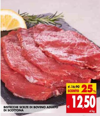 Tigros Bistecche Scelte Di Bovino Adulto di Scottona offerta