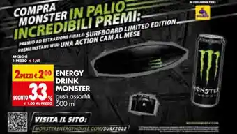 Tigros Monster Energy Drink gusti assortiti 500 ml offerta