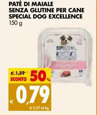 Tigros Patè di Maiale Senza Glutine Per Cane Special Dog Excellence 150 g offerta