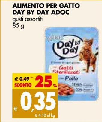Tigros ADOC Day by Day Alimento Per Gatto gusti assortiti 85 g offerta