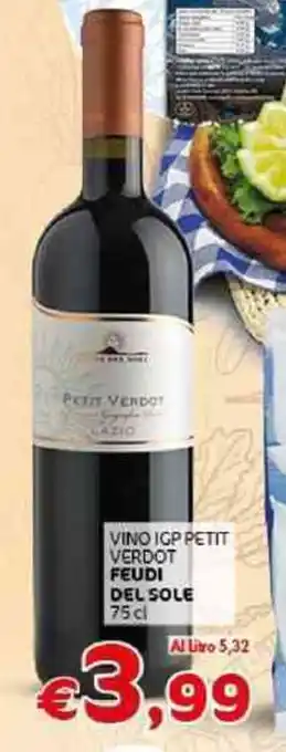 Crai Feudi Del Sole Vino Igp Petit verdot 75 cl offerta