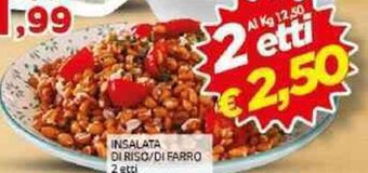 Crai Insalata di riso/di farro 2 etti offerta