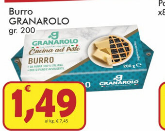 Paghi Poco Granarolo Burro 200gr offerta