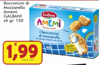 Paghi Poco Galbani Bocconcini di Mozzarella Amemì 150gr offerta