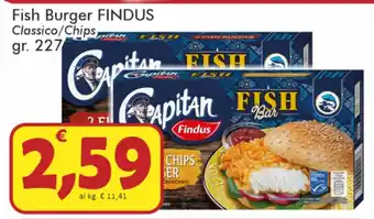 Paghi Poco Findus Fish Burger 227gr offerta